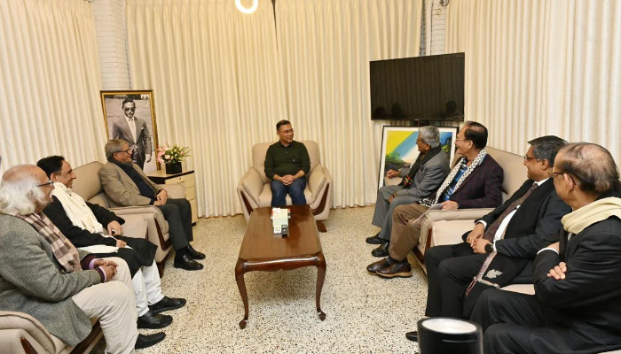 তারেক রহমানের সাথে হিন্দু বৌদ্ধ খ্রিস্টান ঐক্য পরিষদ নেতৃবৃন্দের সাক্ষাৎ